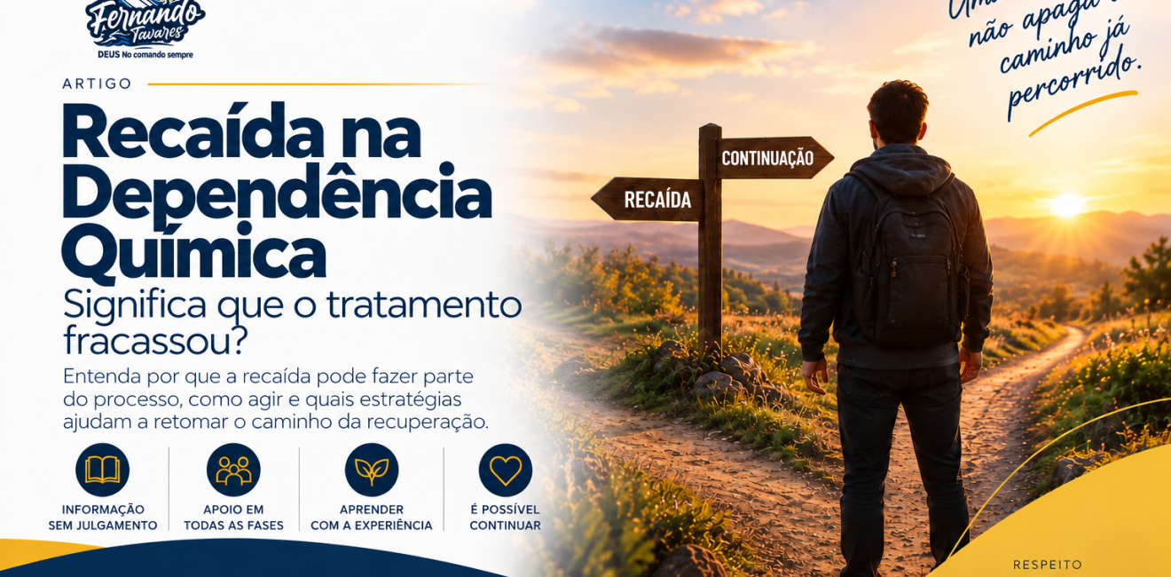 Depois da recaída: como retomar o tratamento da dependência química