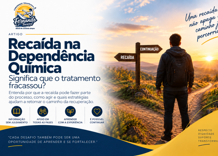 Depois da recaída: como retomar o tratamento da dependência química